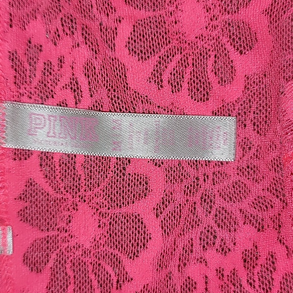 Vintage PINK Lace String Bikini Panty - Picture 2 of 4